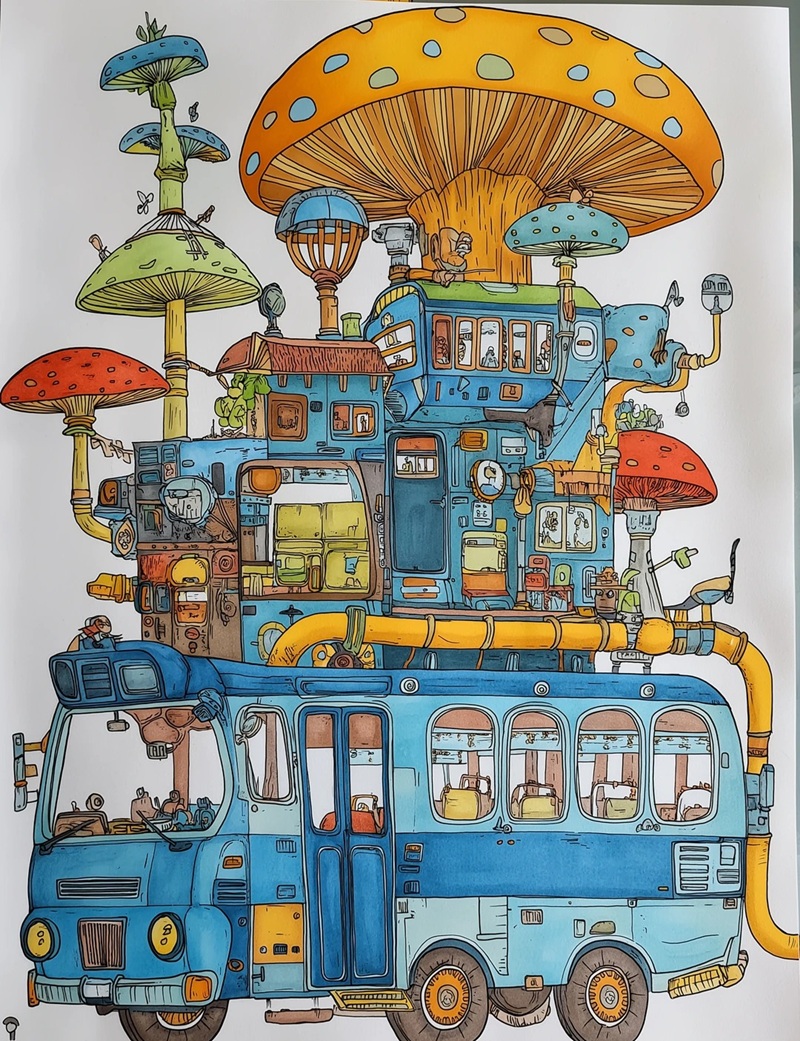 tranh vẽ ô tô mơ ước đạt giải nhất​ 19