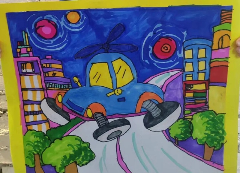 tranh vẽ ô tô mơ ước đạt giải nhất​ 23