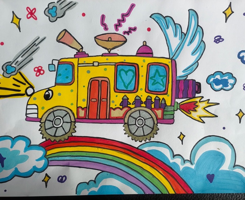 tranh vẽ ô tô mơ ước đạt giải nhất​ 24