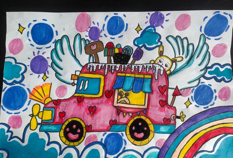 tranh vẽ ô tô mơ ước đạt giải nhất​ 25