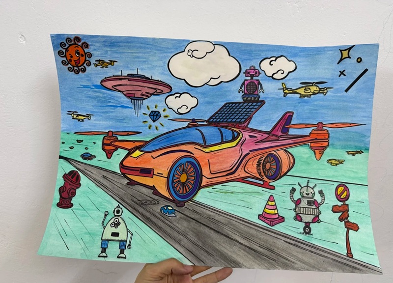 tranh vẽ ô tô mơ ước đạt giải nhất​ 26