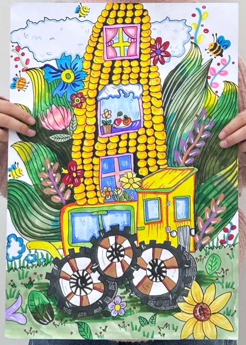 tranh vẽ ô tô mơ ước đạt giải nhất​ 30