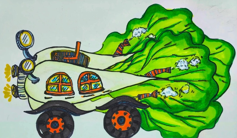 tranh vẽ ô tô mơ ước đạt giải nhất​ 34