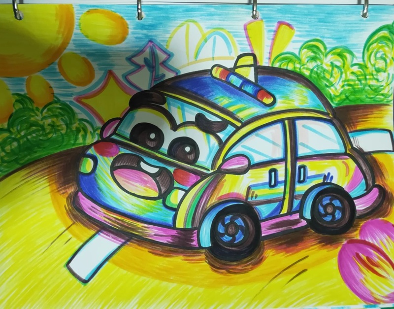 tranh vẽ ô tô mơ ước đạt giải nhất​ 6