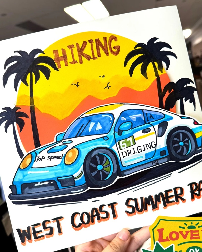 tranh vẽ ô tô mơ ước đạt giải nhất​ 9