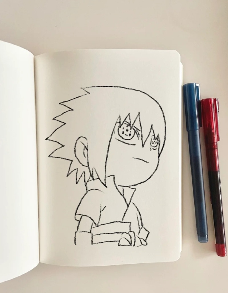 vẽ anime đơn giản chibi 10