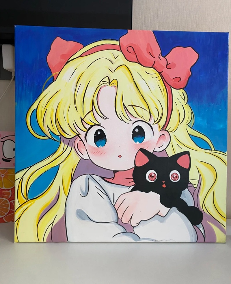 vẽ anime đơn giản chibi 15