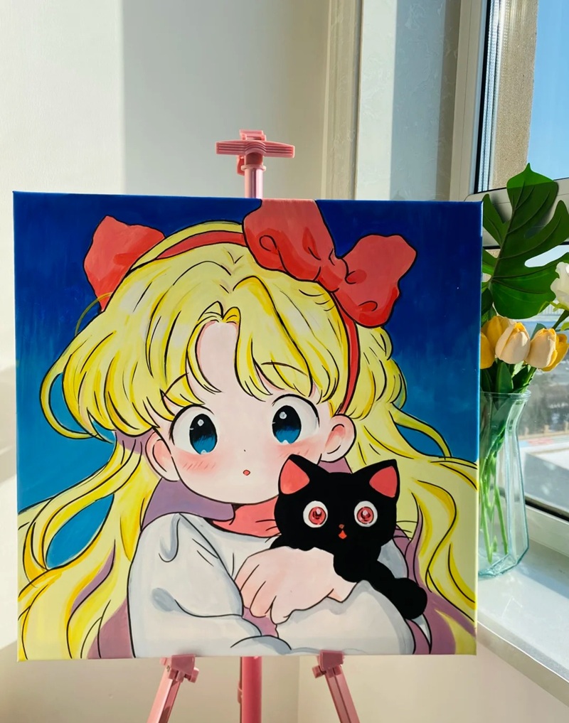 vẽ anime đơn giản chibi 21