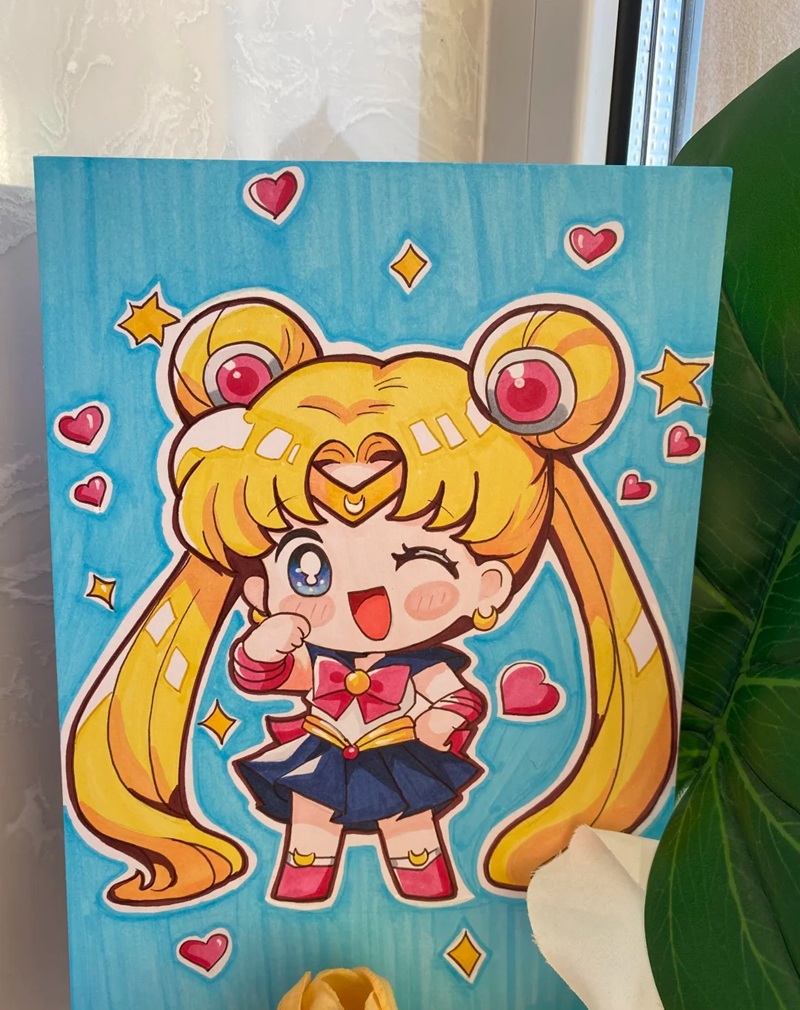 vẽ anime đơn giản chibi 23