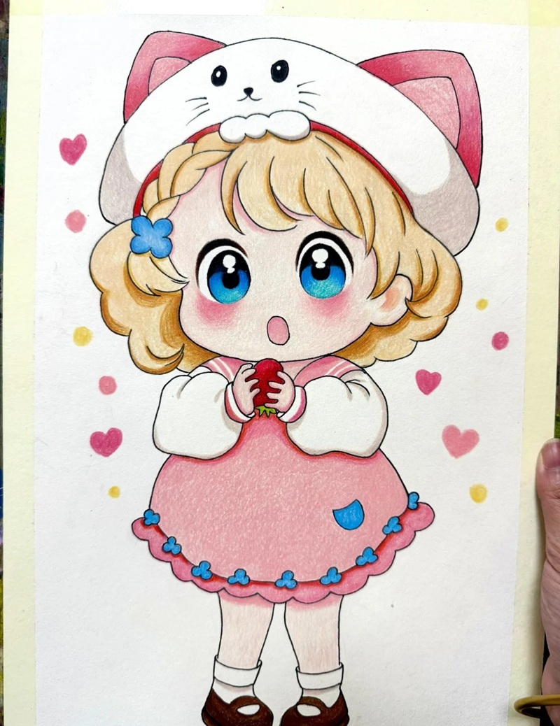 vẽ anime đơn giản chibi 26