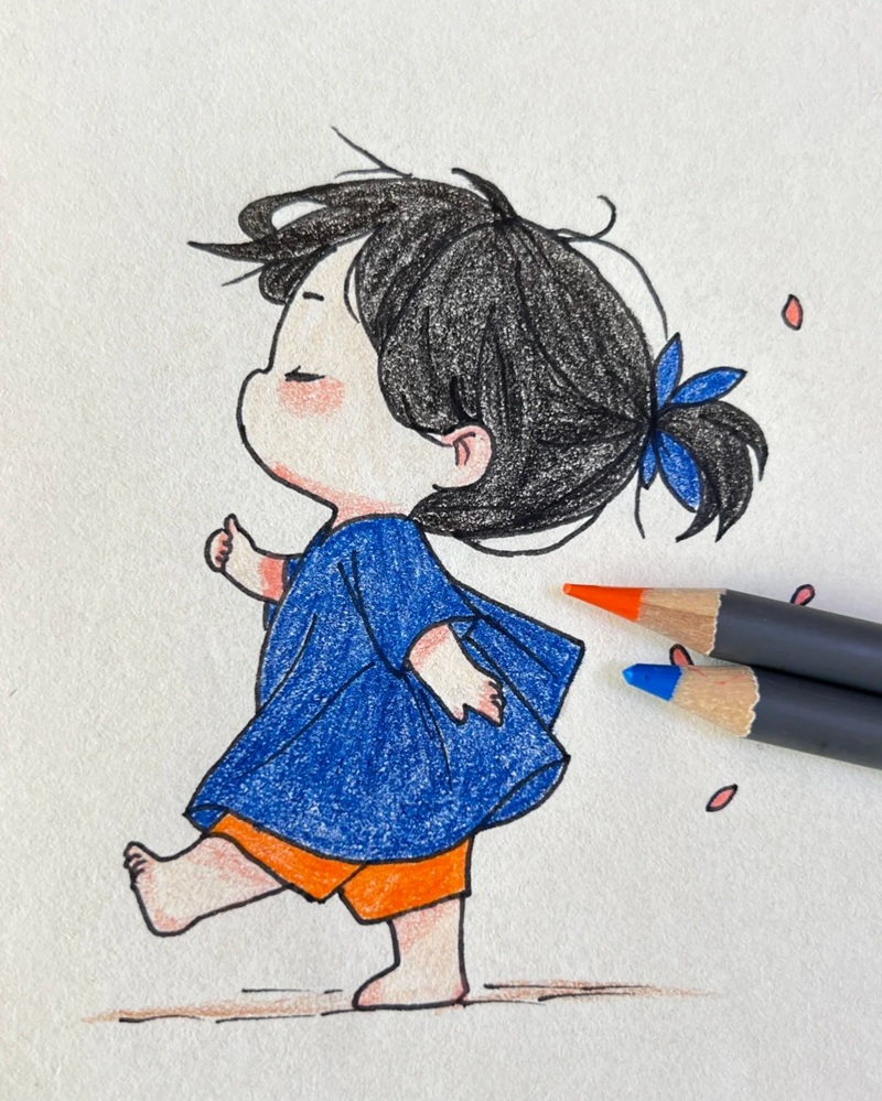 vẽ anime đơn giản chibi 29