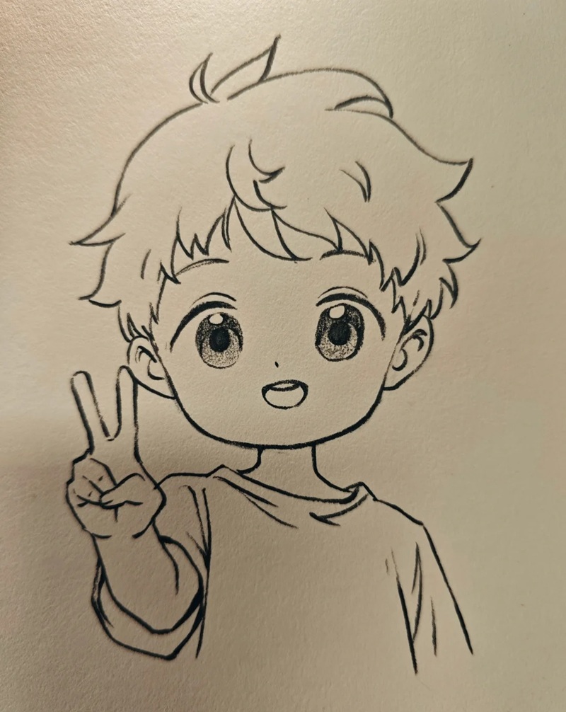 vẽ anime đơn giản chibi 30