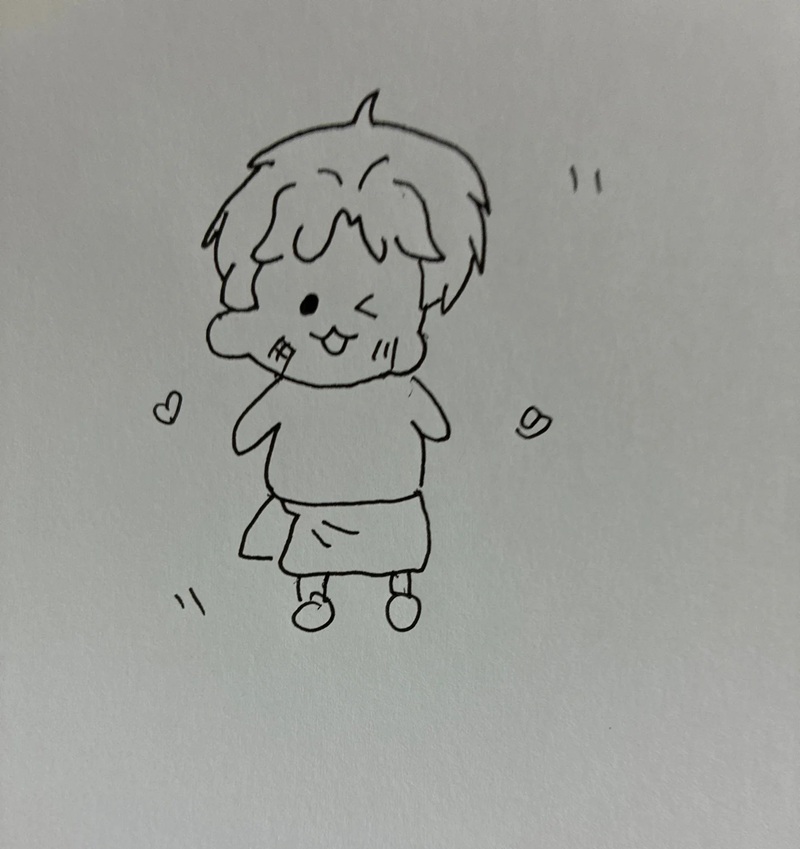 vẽ anime đơn giản chibi 34