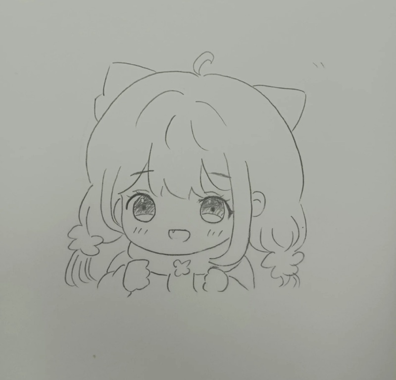 vẽ anime đơn giản chibi 39