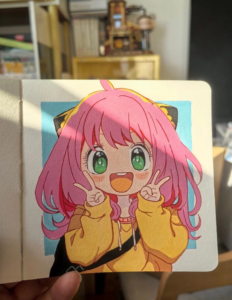 vẽ anime đơn giản chibi 40