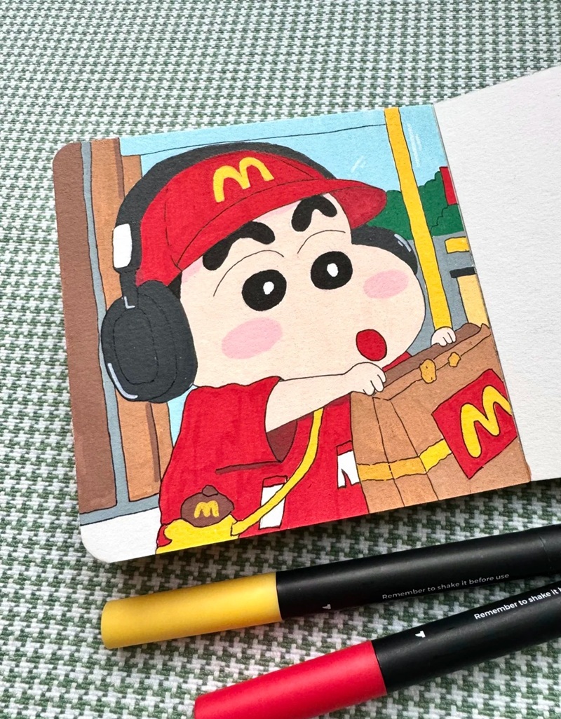 vẽ anime đơn giản chibi 9