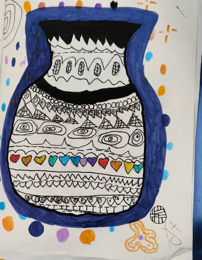 vẽ bình hoa lớp 6 14