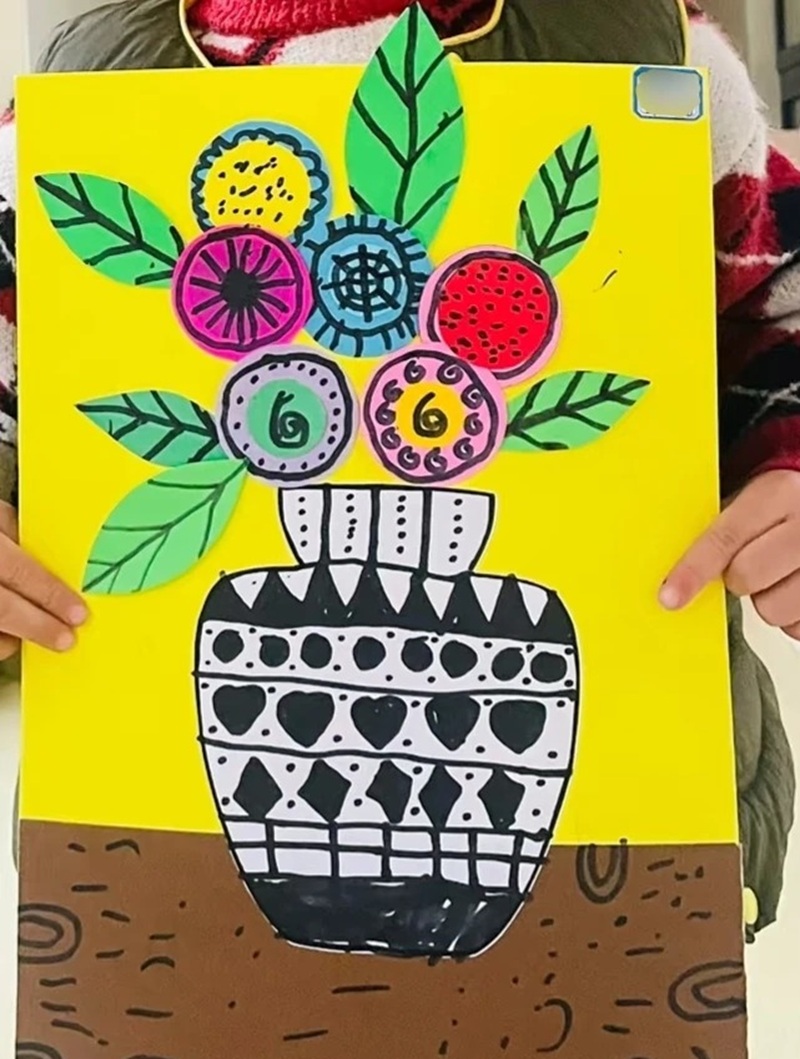 vẽ bình hoa lớp 6 16