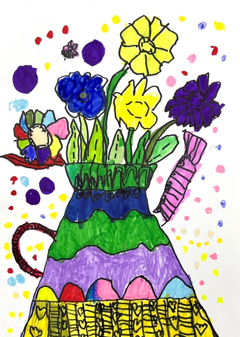 vẽ bình hoa lớp 6 23