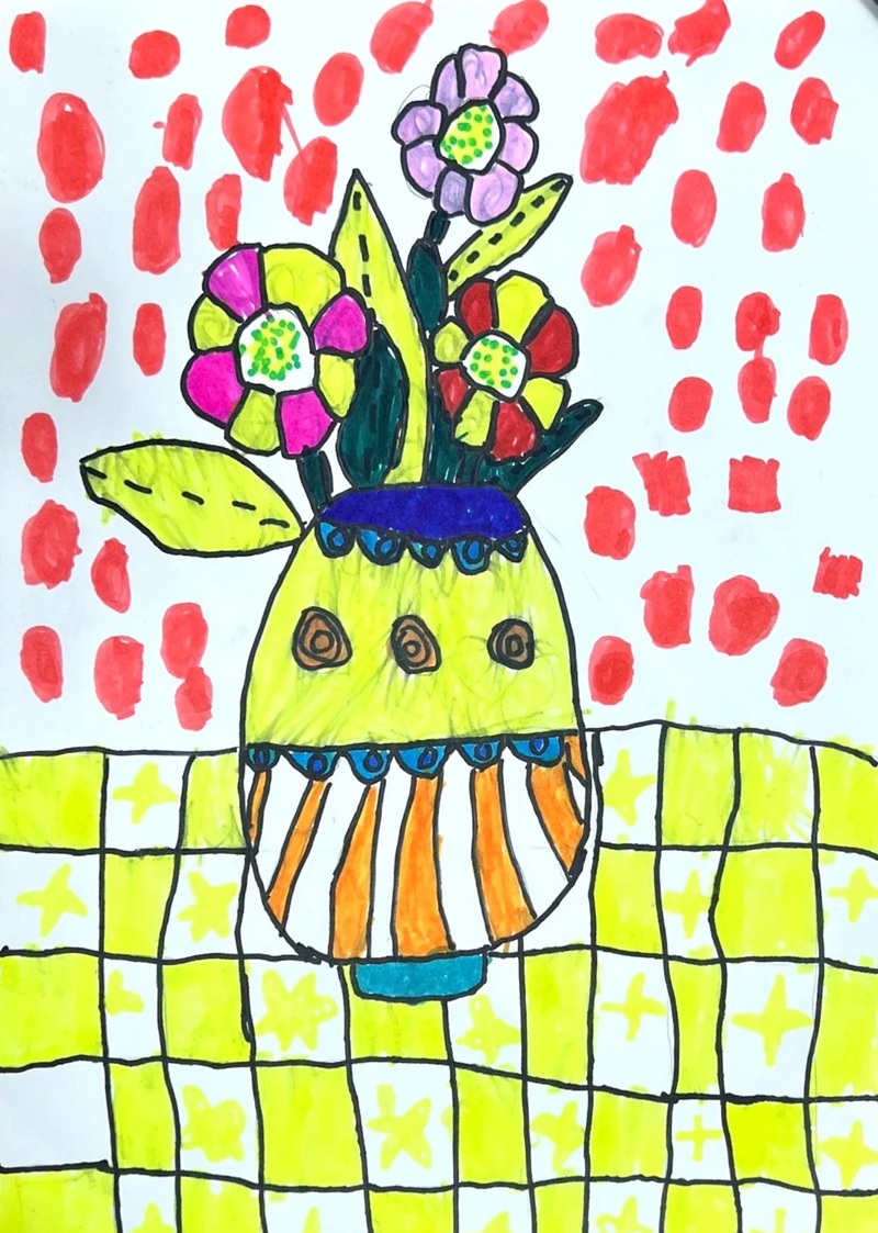 vẽ bình hoa lớp 6 24