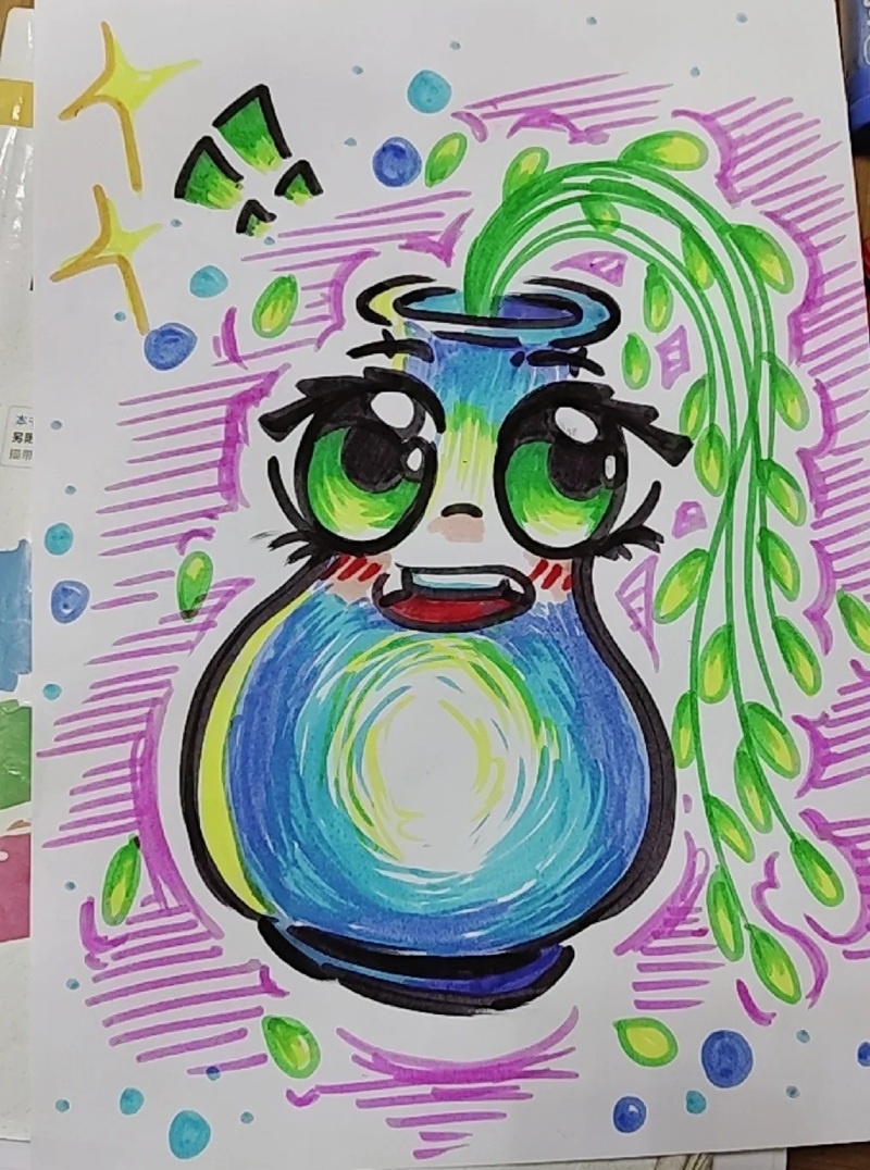 vẽ bình hoa lớp 6 35