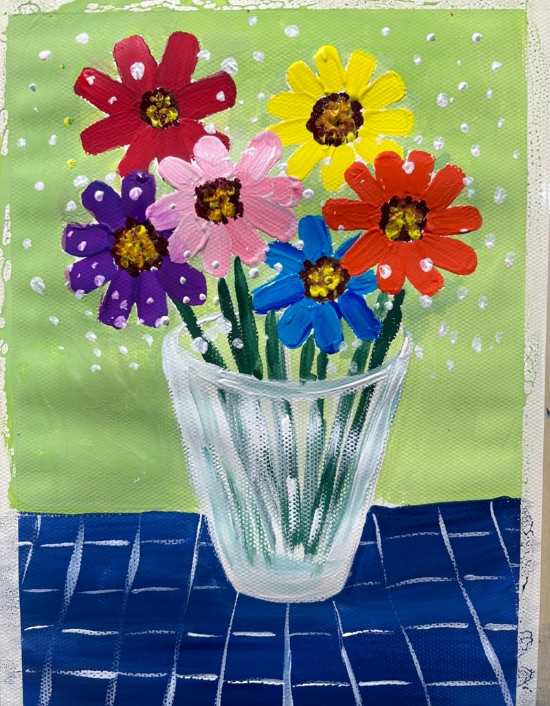 vẽ bình hoa lớp 6 7