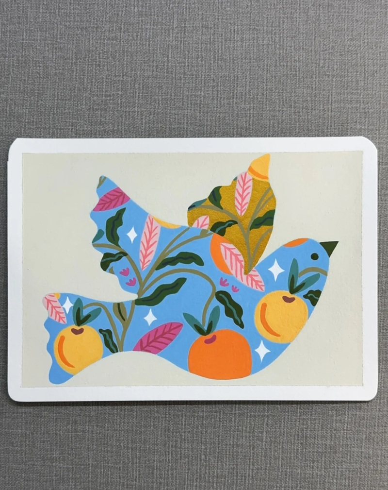 vẽ chim bồ câu hòa bình 14