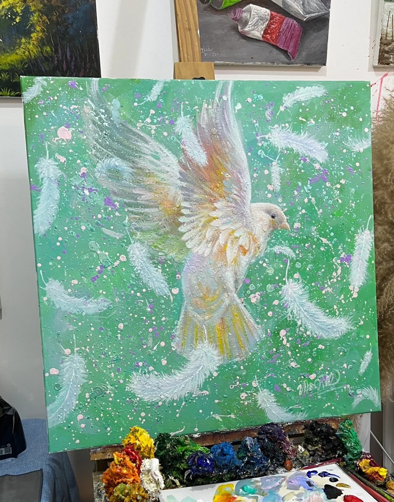 vẽ chim bồ câu hòa bình 33