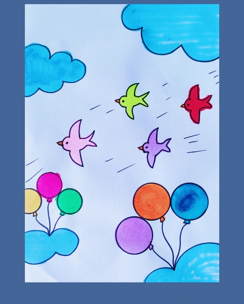 vẽ chim bồ câu hòa bình 39