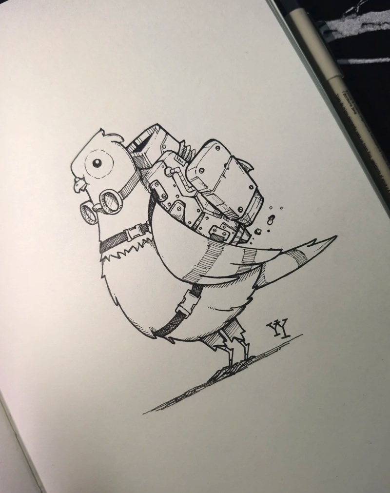 vẽ chim bồ câu hòa bình 8