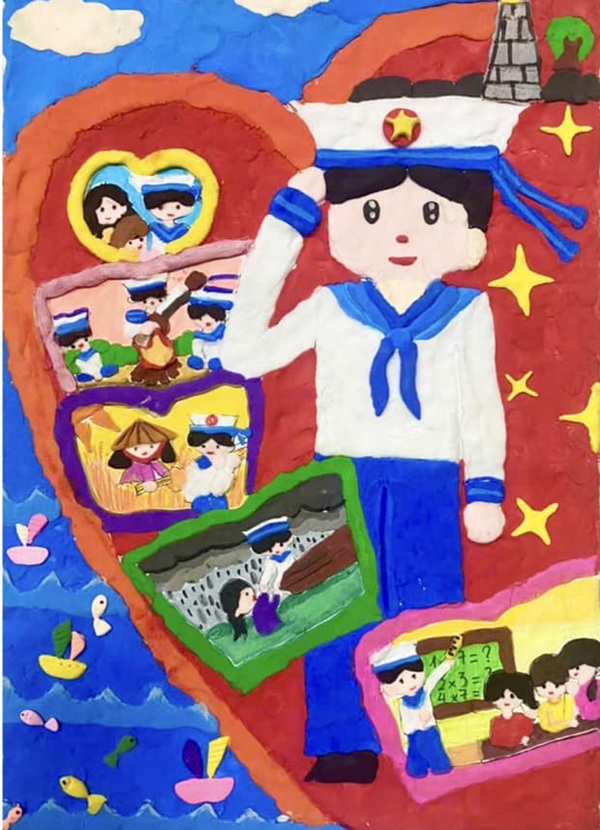 vẽ chú bộ đội hải quân 20