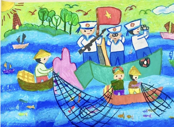 vẽ chú bộ đội hải quân 24