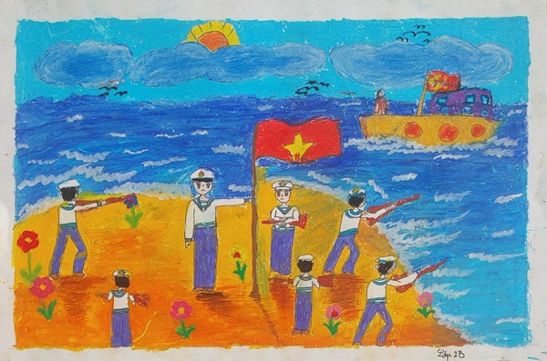 vẽ chú bộ đội hải quân 27