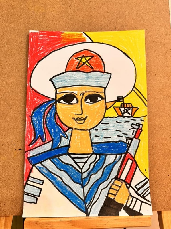 vẽ chú bộ đội hải quân 29