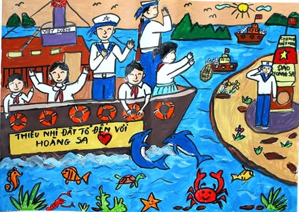 vẽ chú bộ đội hải quân 5