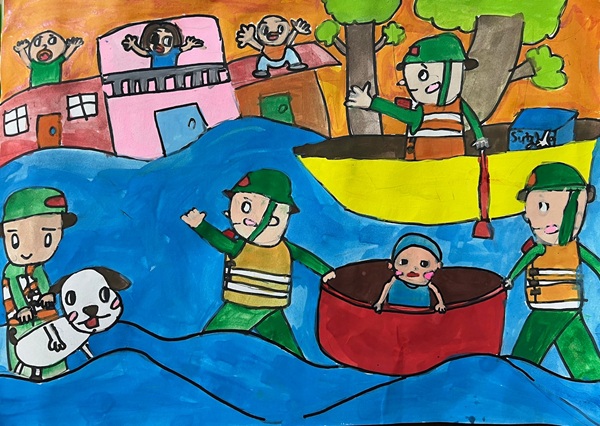 vẽ chú bộ đội lớp 1 20