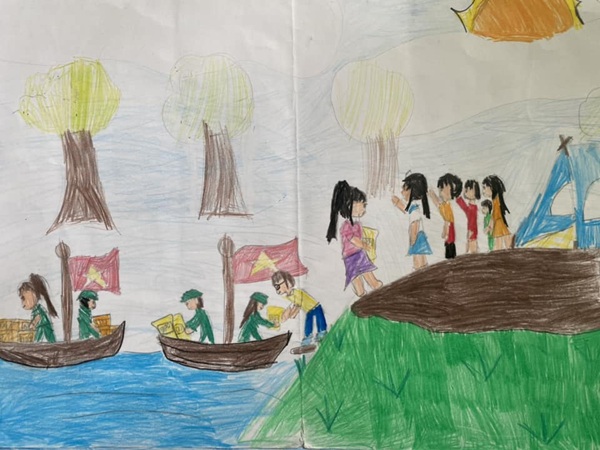 vẽ chú bộ đội lớp 1 25