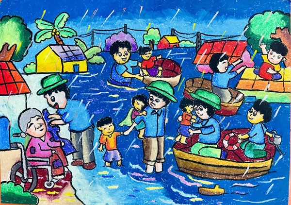 vẽ chú bộ đội lớp 5​ 1