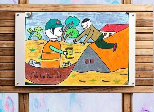 vẽ chú bộ đội lớp 5​ 3