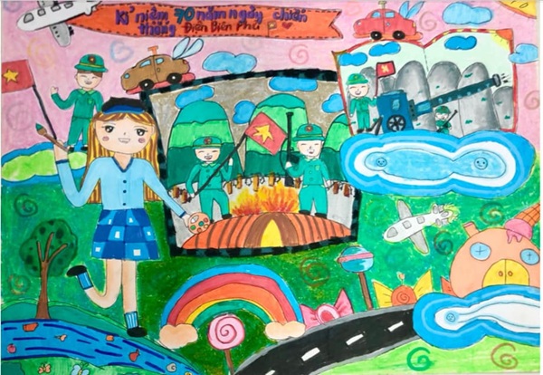 vẽ chú bộ đội lớp 5​ 30