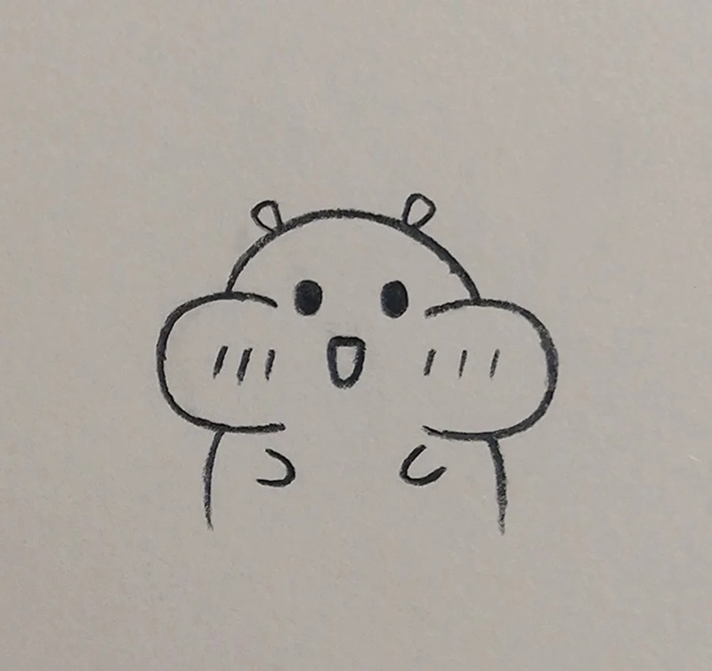 vẽ chuột chibi 12