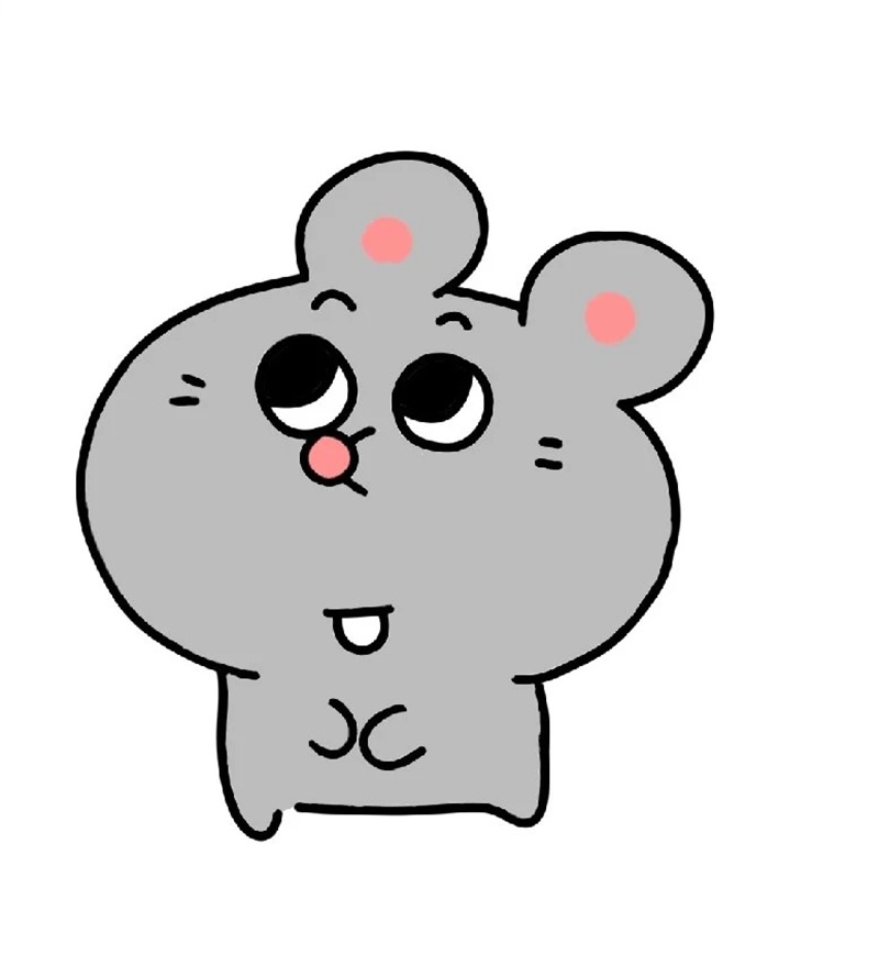 vẽ chuột chibi 13