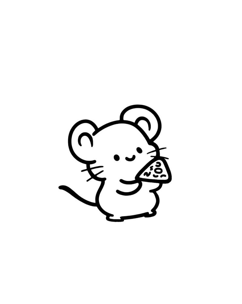 vẽ chuột chibi 14