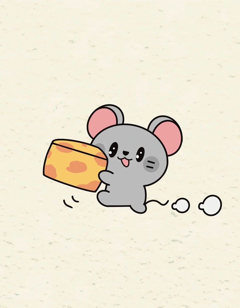 vẽ chuột chibi 30