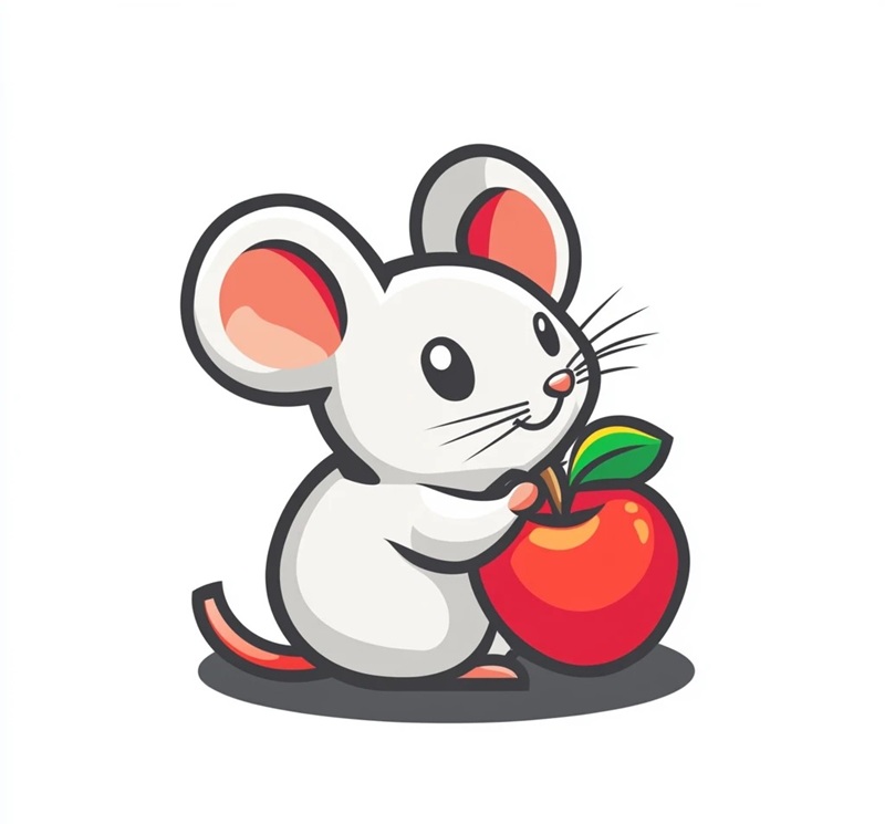 vẽ chuột chibi 5