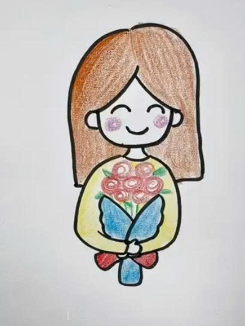 vẽ cô giáo chibi 10