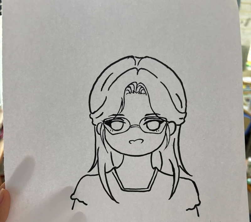 vẽ cô giáo chibi 14