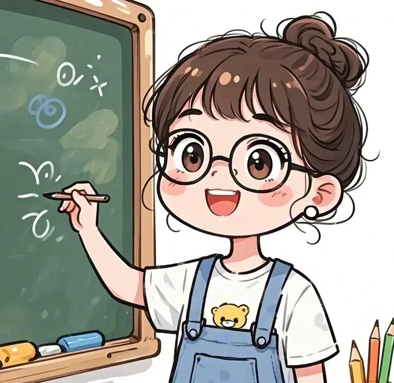 vẽ cô giáo chibi 28