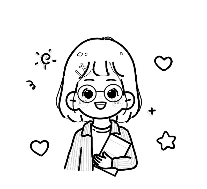 vẽ cô giáo chibi 32