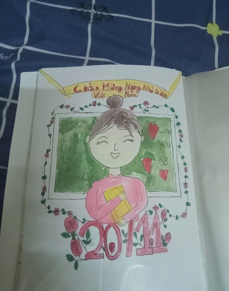 vẽ cô giáo chibi 7